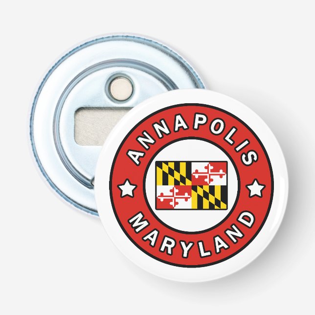 Annapolis Maryland Flaschenöffner (Vorderseite)