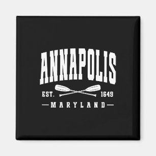 Annapolis Maryland Gegr. 1649 Gekreuzte Ruder Sege Magnet