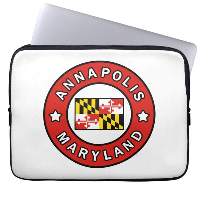 Annapolis Maryland Laptopschutzhülle (Vorderseite)