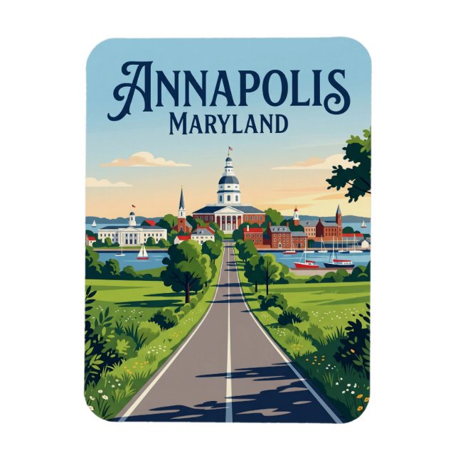 Annapolis Maryland Magnet (Vertikal)