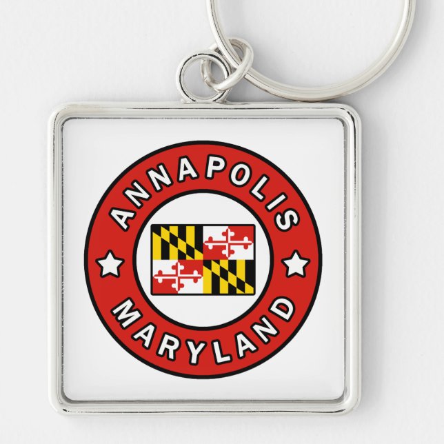 Annapolis Maryland Schlüsselanhänger (Vorne)