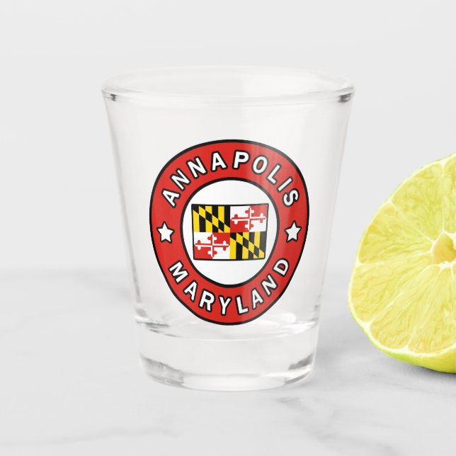 Annapolis Maryland Schnapsglas (Vorderseite)