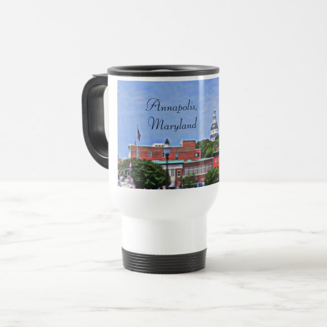 Annapolis, Maryland Travel Mug Reisebecher (Vorderseite Links)