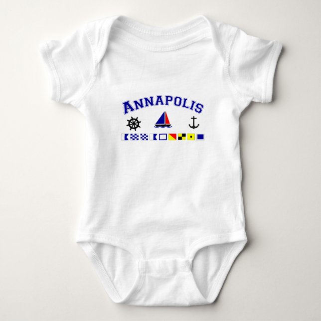 Annapolis, MD Baby Strampler (Vorderseite)
