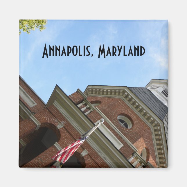Annapolis, MD-Gerichtsmagnet Magnet (Vorne)