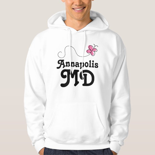 Annapolis MD-Geschenk Hoodie (Vorderseite)