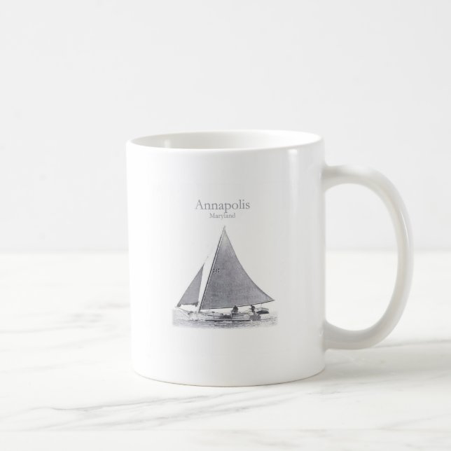 Annapolis-springende Fische Kaffeetasse (Rechts)