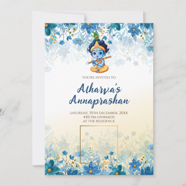 Annaprashan invitations Annaprasan invitation (Devant)