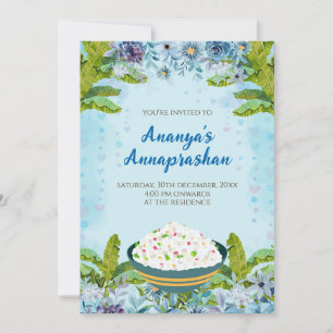 Annaprashan invite & Invitation de cérémonie numér
