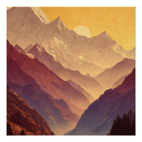 Annapurna Circuit Riesige Gipfelberge Mit Sonne