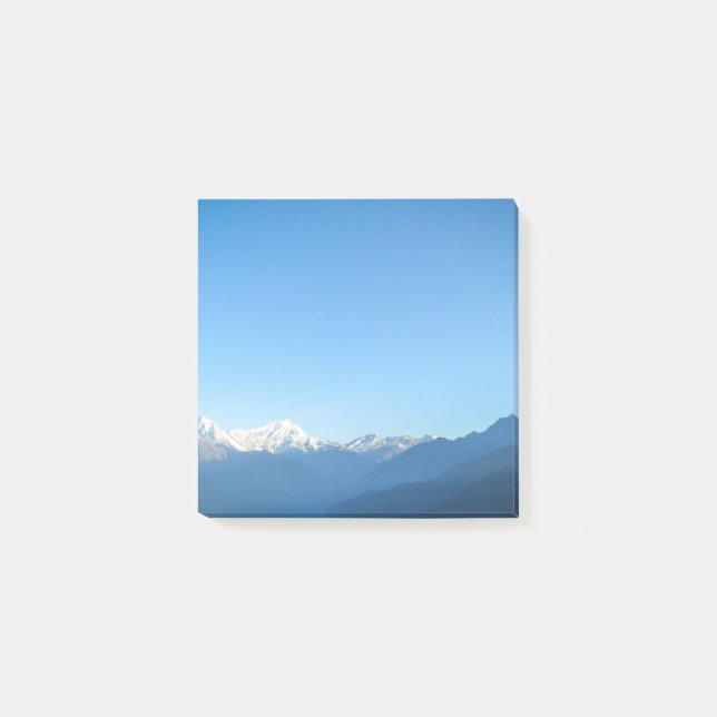 Annapurna Gebirgskette Nepal Skenarfotografie Post-it Klebezettel (Vorderseite)