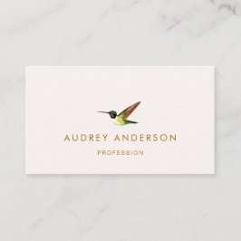 Anna's Hummingbird Business Card Visitenkarte