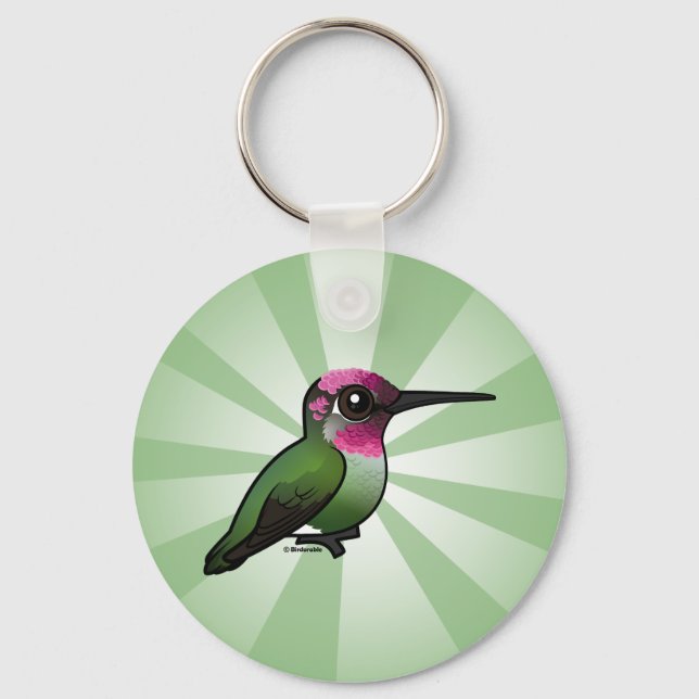Anna's Hummingbird Schlüsselanhänger (Vorderseite)