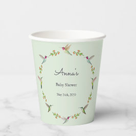 Anna's Hummingbirds baby Shower Pappbecher