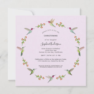 Anna's Hummingbirds Christening