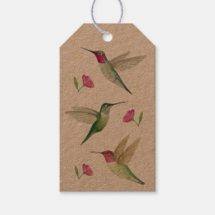 Anna's Hummingbirds Geschenk Tag Geschenkanhänger