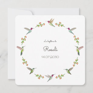 Anna's Hummingbirds Taufe mit Foto