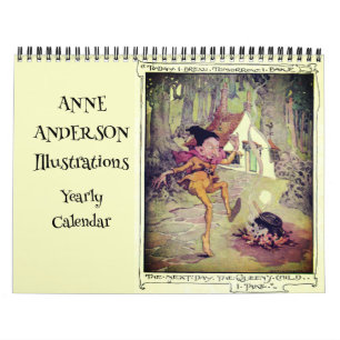 Anne Anderson viktorianische Märchenillustrationen Kalender
