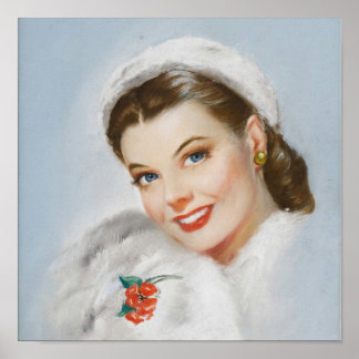 Anne Baxter Cosmopolitan-Magazin-Cover-Porträt Poster