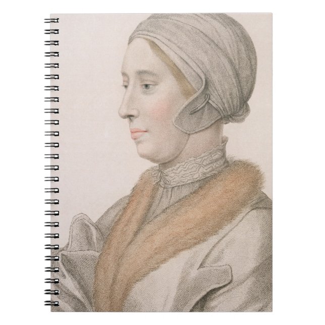 Anne Boleyn (1507-36) graviert von Francesco Notizblock (Vorderseite)