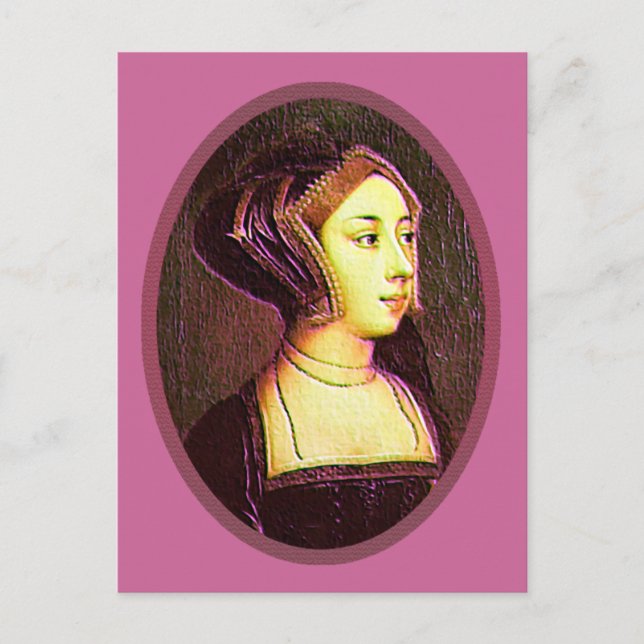 Anne Boleyn - Carte postale femme (Devant)