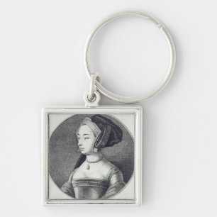 Anne Boleyn, geätzt von Wenceslaus Hollar, 1649 Schlüsselanhänger