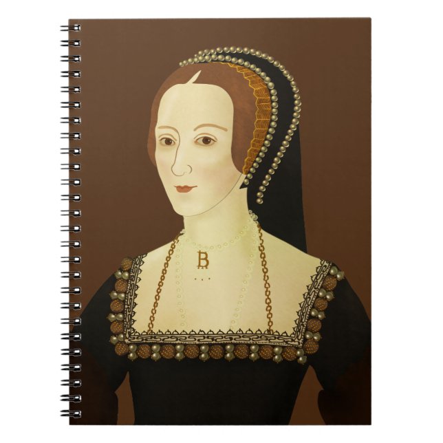 Anne Boleyn - historische Abbildung Notizblock (Vorderseite)