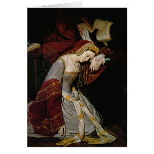 Anne Boleyn im Turm, Detail, 1835