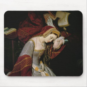 Anne Boleyn im Turm, Detail, 1835 Mousepad