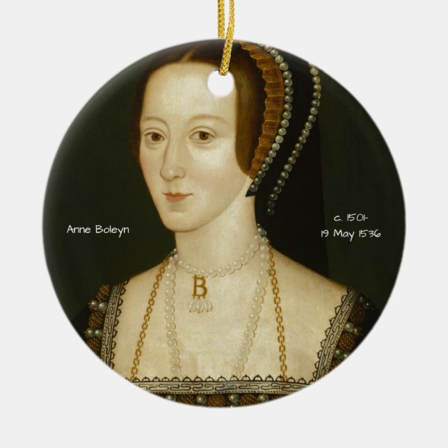 Anne Boleyn Keramikornament (Vorne)