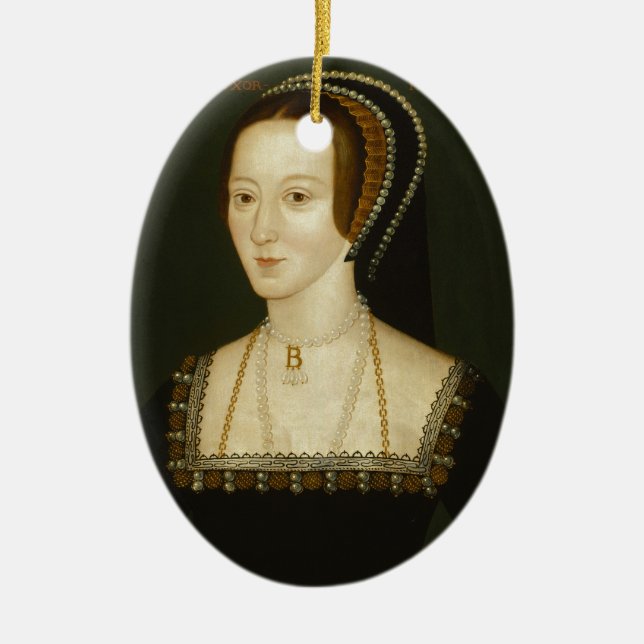 Anne Boleyn Keramikornament (Vorne)