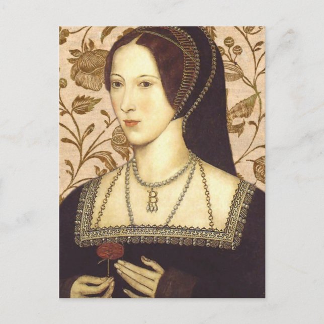 Anne Boleyn Postkarte (Vorderseite)