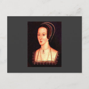 Anne Boleyn Postkarte