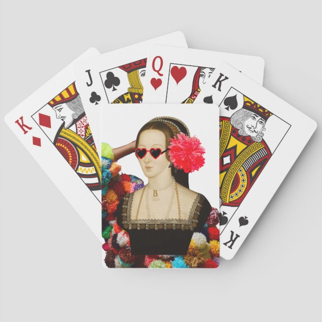 Anne Boleyn Spielkarten (Rückseite)
