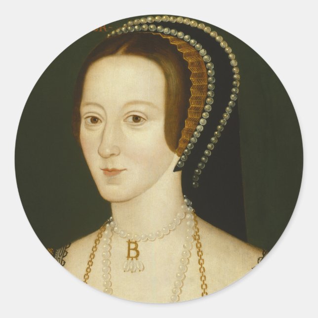 Anne Boleyn Stickers (Vorderseite)