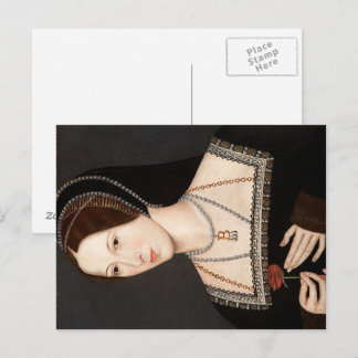 Anne Boleyn Tudor Queen Hever Castle   Postkarte