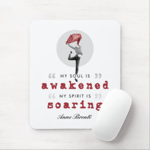 Anne Bronte Gedicht Zitat - Mein Soul ist erwacht Mousepad