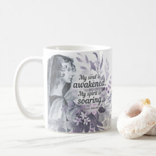 Anne Bronte zitiert mein Soul ist erwacht Kaffeetasse
