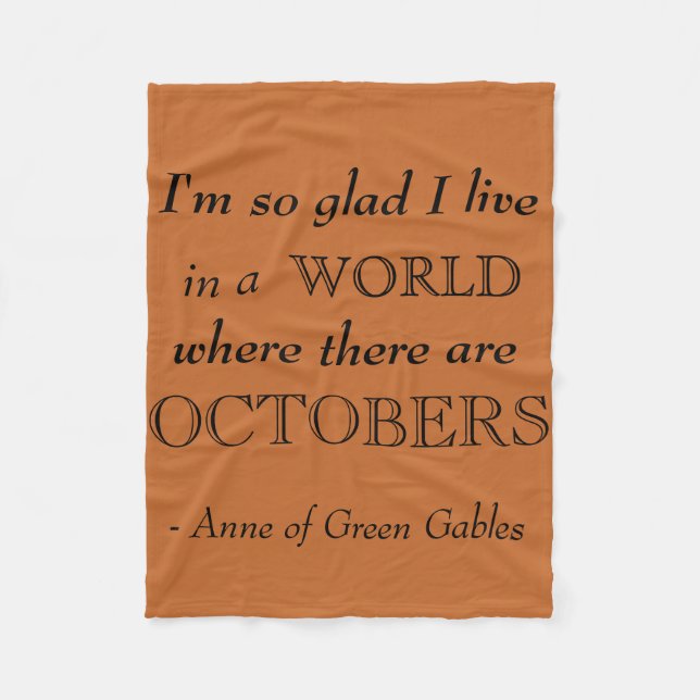 Anne der grünen Giebel-Fall-Fleece-Decke Fleecedecke (Vorderseite)