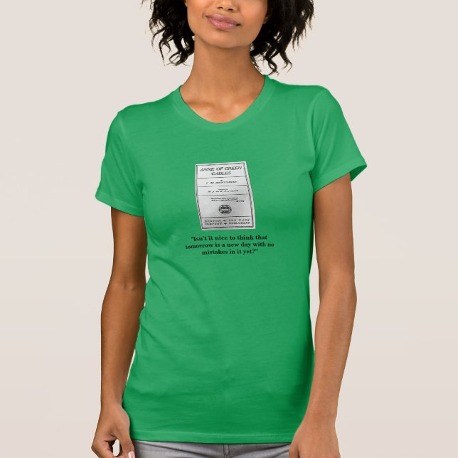 Anne der grünen Giebel keine Fehler schon T-Shirt (Vorderseite)