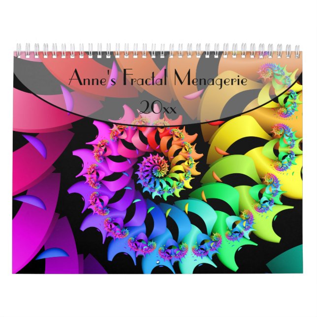 Anne Fraktal-Menagerie Kalender (Titelbild)