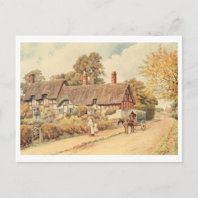 Anne Hathaway Hütte III, Stratford-upon-Avon Postkarte (Vorderseite)