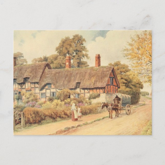 Anne Hathaway Hütte III, Stratford-upon-Avon Postkarte (Vorderseite)