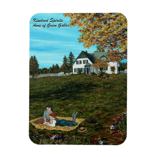 Anne of Green Gables "Kindred Spirits" 3x4 Magnet (Vertikal)