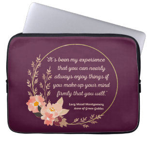 Anne of Green Gables Zitat I - Niedlicher Stil Laptopschutzhülle