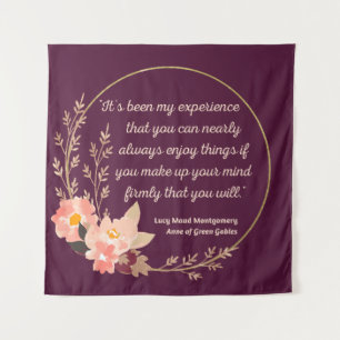 Anne of Green Gables Zitat I - Niedlicher Stil Wandteppich