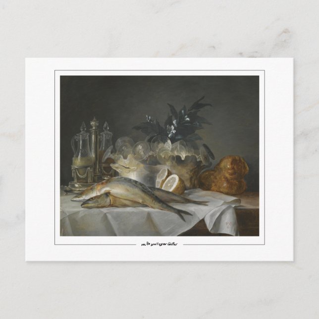 Anne Vallayer-Coster #2 - Kunsthistorkarte Postkarte (Vorderseite)