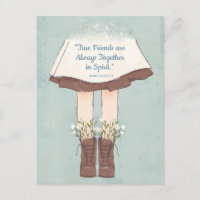 Anne von Green Gables Friendship Zitat