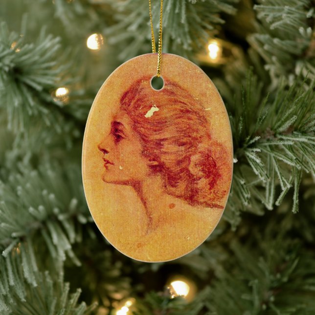 Anne von Green Gables | Keramik Ornament (Baum)