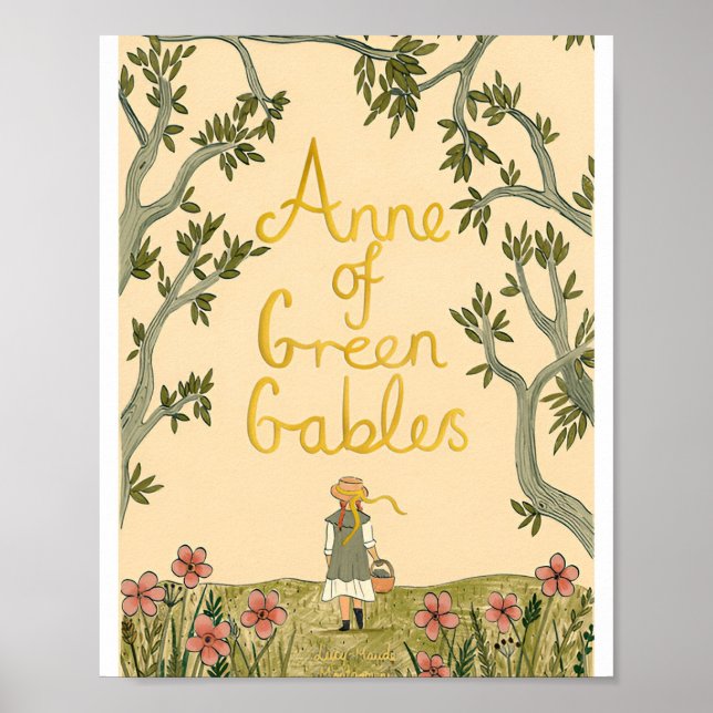Anne von Green Gables Retro Poster (Vorne)